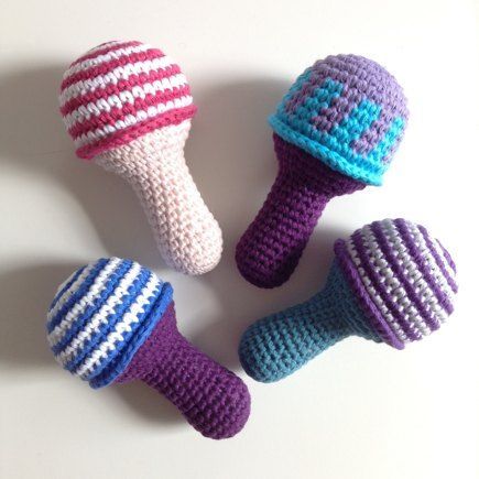 Baby rattles crochet project shared on the LoveCrochet Communty Crochet