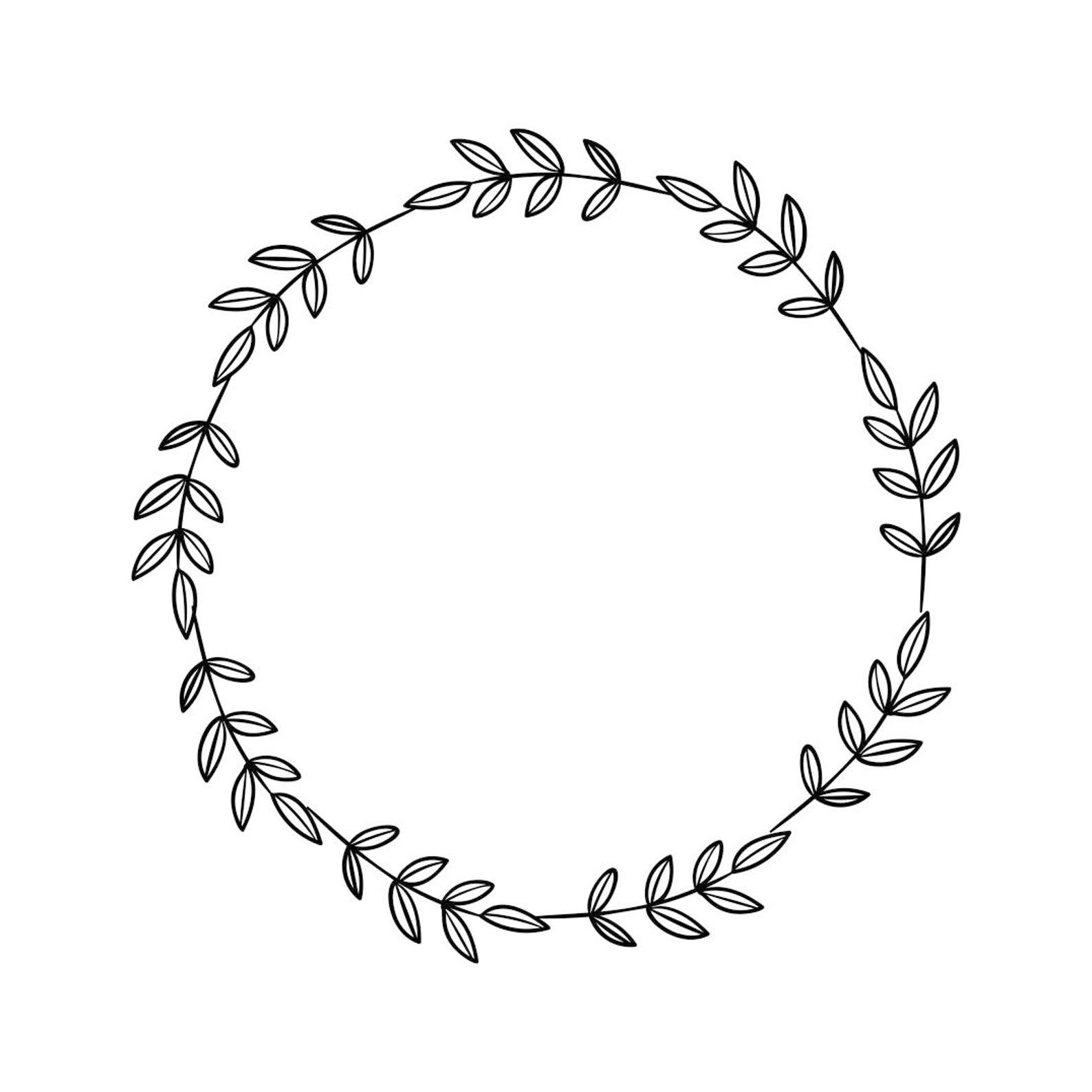 Circle With Flowers Svg - FLOWER VGH