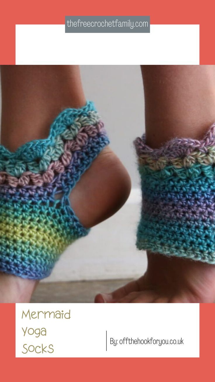 Free crochet pattern | Yoga socks crochet pattern, Yoga socks crochet