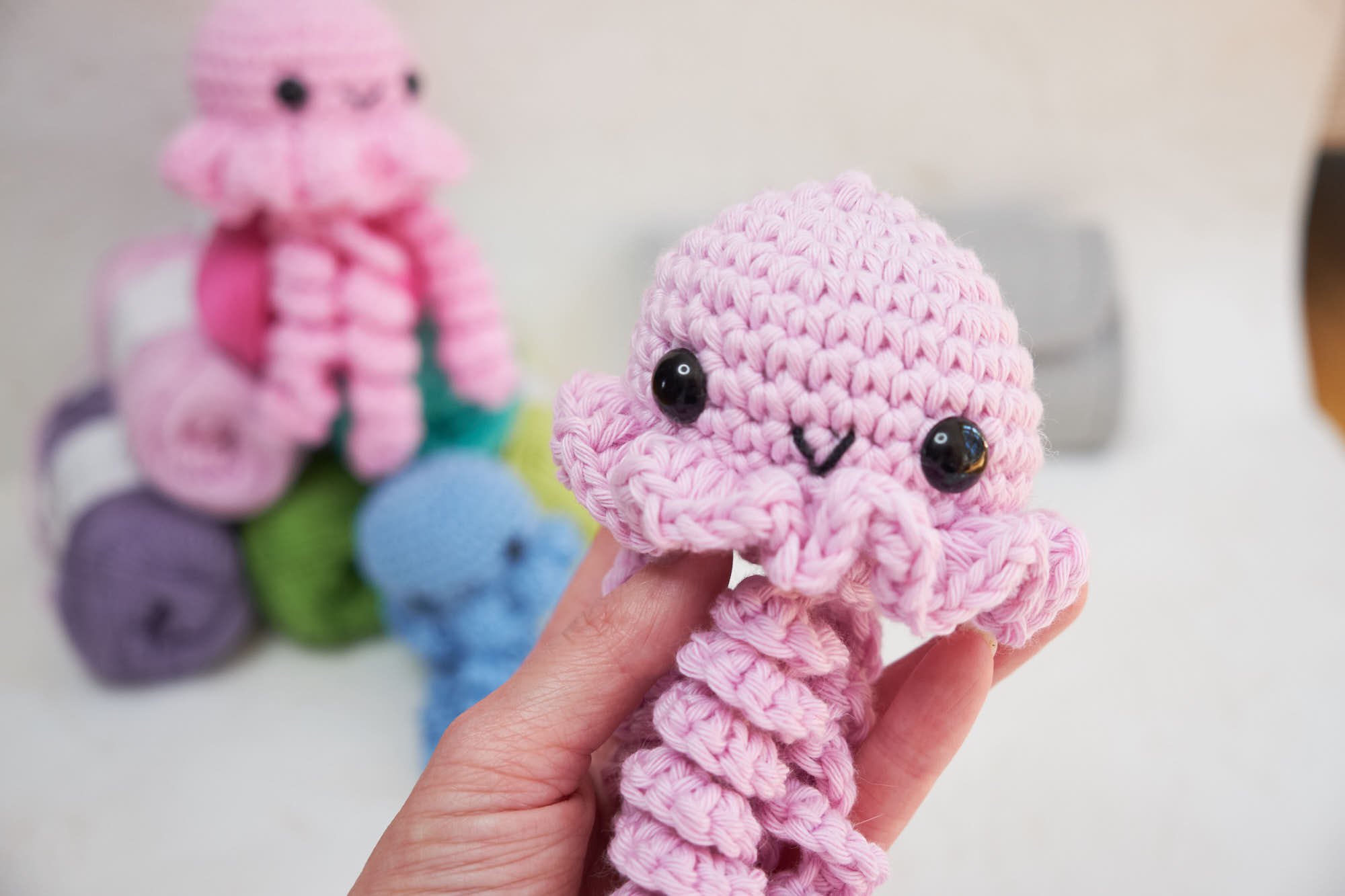 Crochet amigurumi jellyfish - Free crochet jellyfish pattern