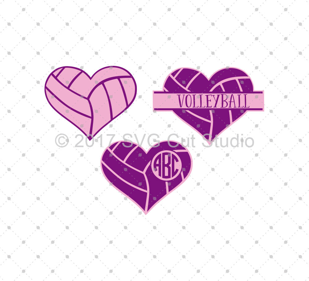 SVG Cut Files for Cricut and Silhouette - Volleyball SVG Files – SVG