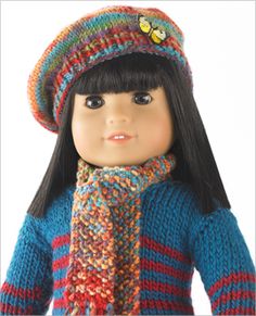 Free Knitting Pattern - Doll Clothes: Sleeveless Doll Sweater | AG