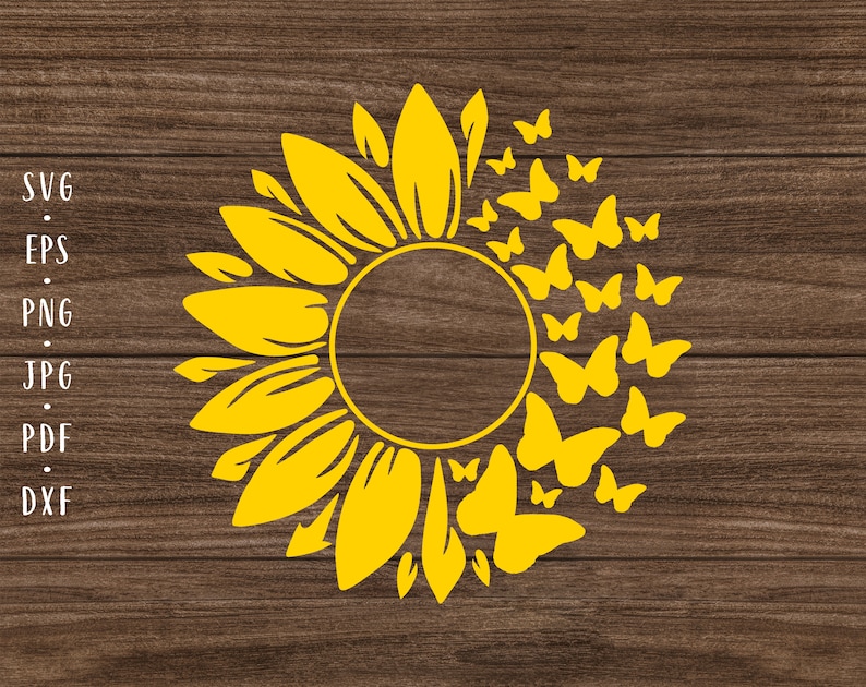 Free SVG Sunflower Butterfly Svg 704+ Popular SVG File