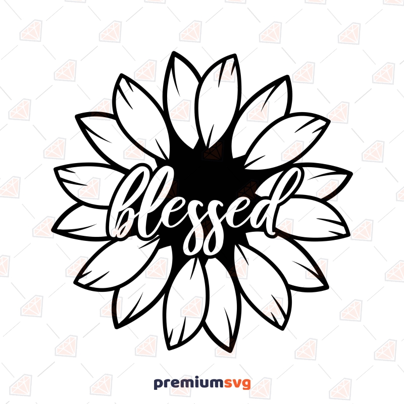 Blessed Sunflower SVG, Sunflower Shirt Design | PremiumSVG