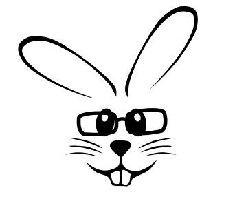 Bunny in glasses SVG | Etsy, Bunny, Glasses