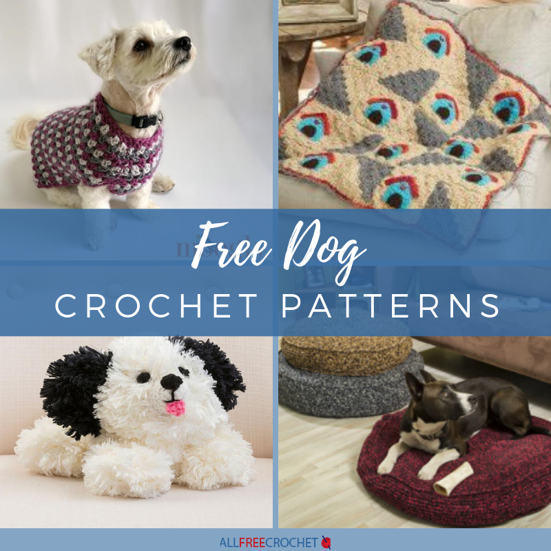 30+ Free Dog Crochet Patterns | AllFreeCrochet.com