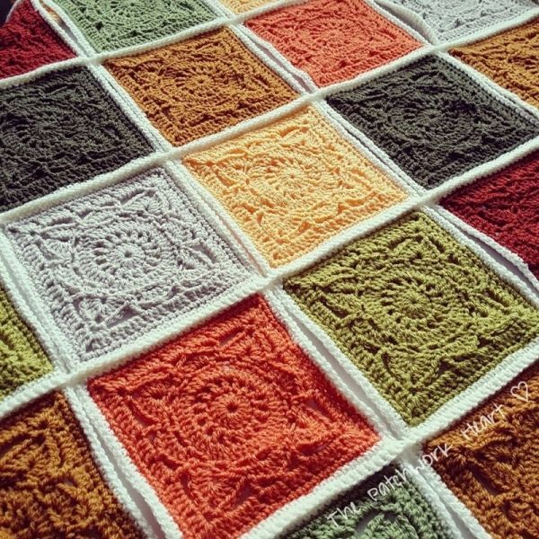 Download Willow Block Crochet Pattern (FREE) | Crochet squares, Granny
