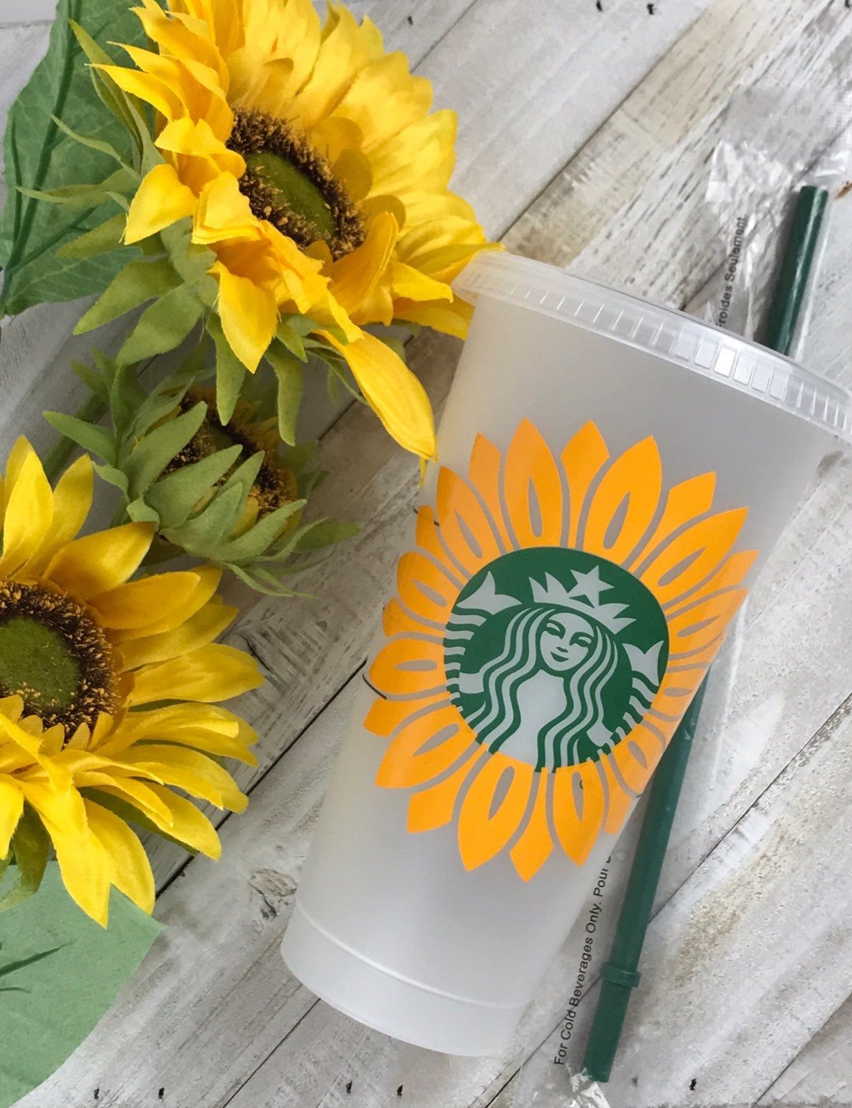 Sunflower Svg For Starbucks Cup Free - SVG images Collections