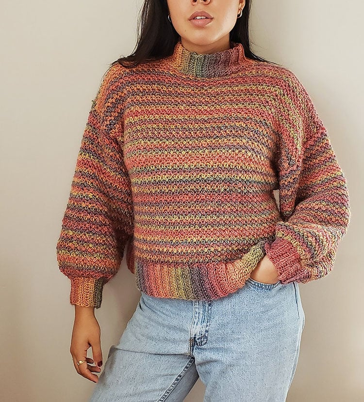 16 Trendy Crochet Sweater Patterns - Beautiful Dawn Designs